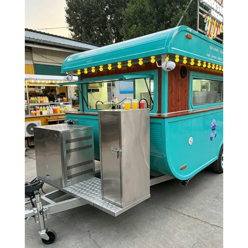 Snacks Food Stall - 상업 거리 야시장 케이터링 노점 카트