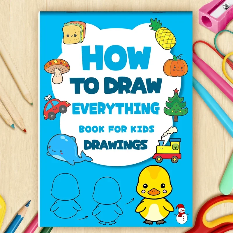 Food Snacks Coloring Book - 32페이지 간편한 단계별 그림 색칠 연습장