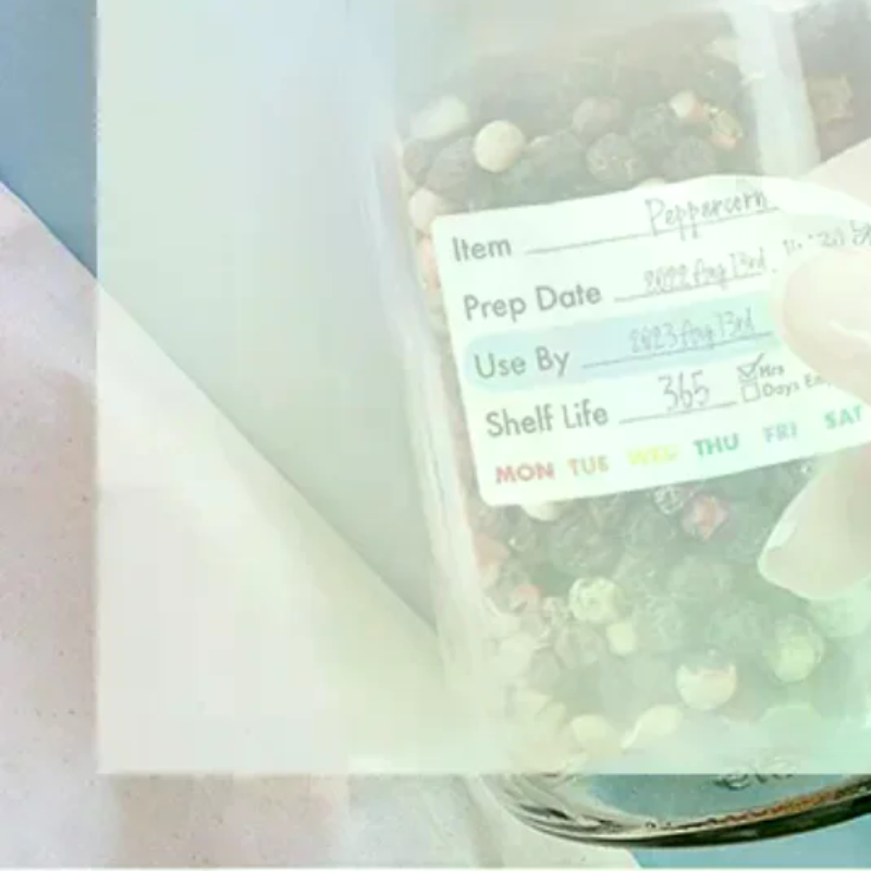 Snacks Food Labels - 주방용 식품 스티커 라벨 문구 스티커