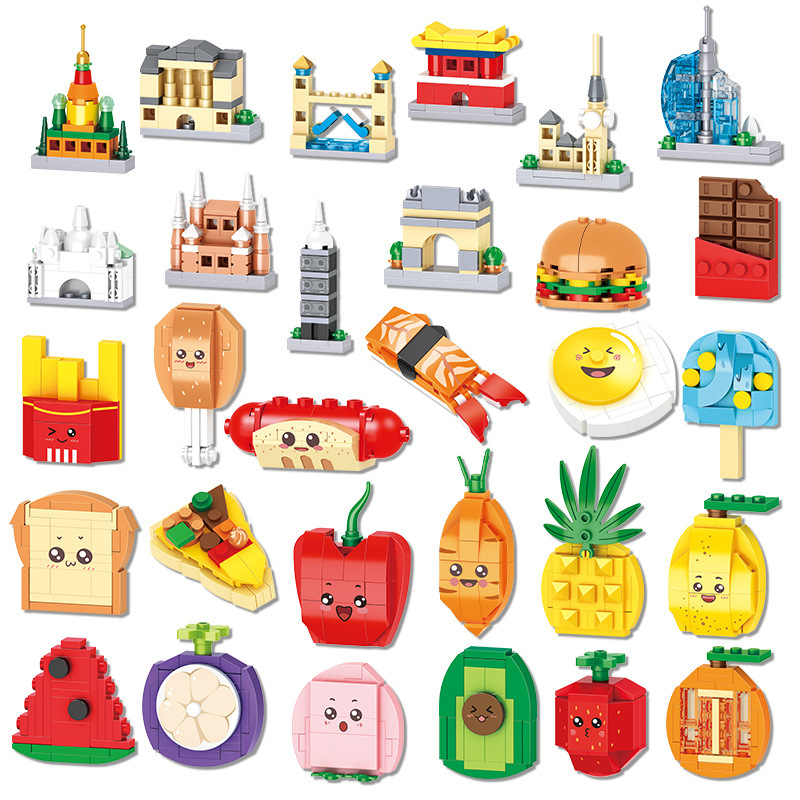 Food Snacks Ideas - 귀여운 건축 스트리트 뷰 음식 튀김