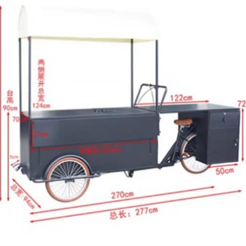 Snacks Food Stall - 맞춤형 이동식 간식 카트 상업용 노점차