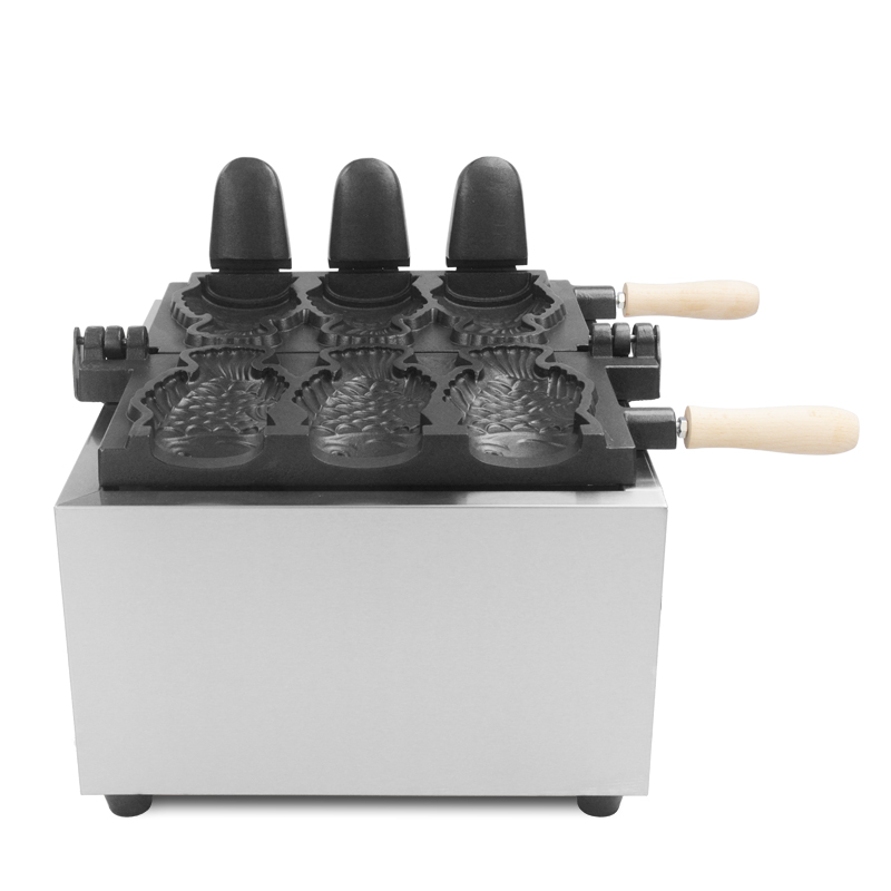 상업 3 개 아이스크림 물고기 모양 케이크 와플 콘 기 - Food Processor Snacks 리뷰 및 가격