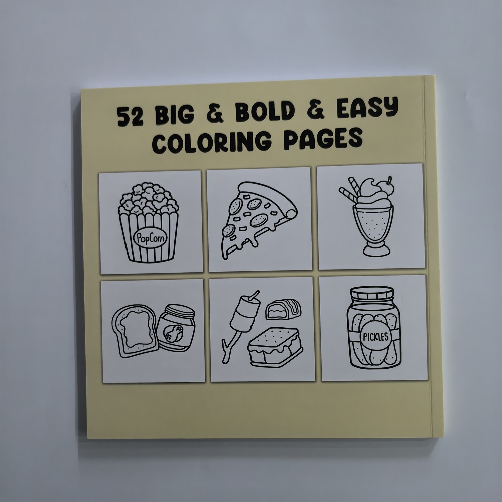 성인과 어린이를 위한 음식, 음료 및 디저트 색칠책,  - Food Snacks Coloring Book 리뷰 및 가격