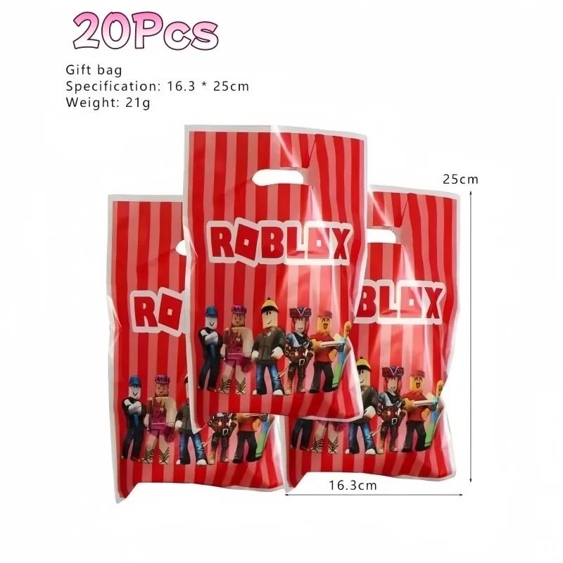 만화 캐릭터 20개 로블록스 선물 가방 생일 파티 도매 - Spicy Food Snacks 리뷰 및 가격