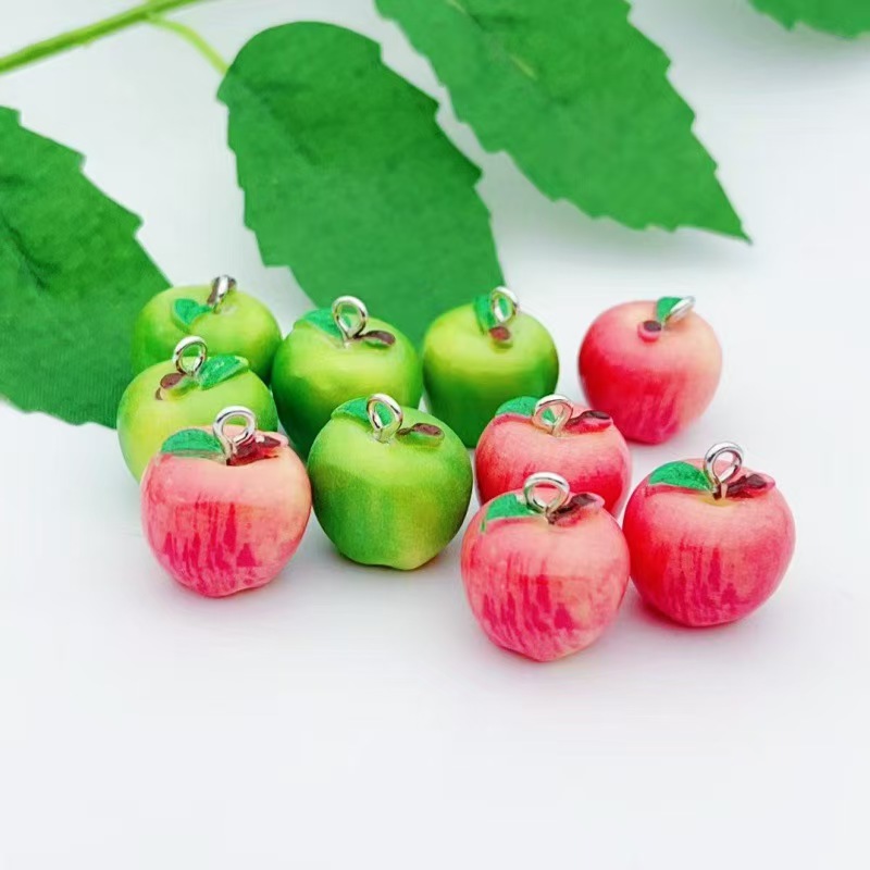10pcs 시뮬레이션 애플 그린 레드 미니어처 음식 놀 - Food & Snacks Coloring 리뷰 및 가격