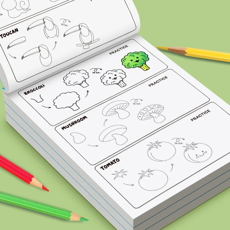 32페이지 간편한 단계별 그림 색칠 연습장 어린이들을  - Food Snacks Coloring Book 리뷰 및 가격