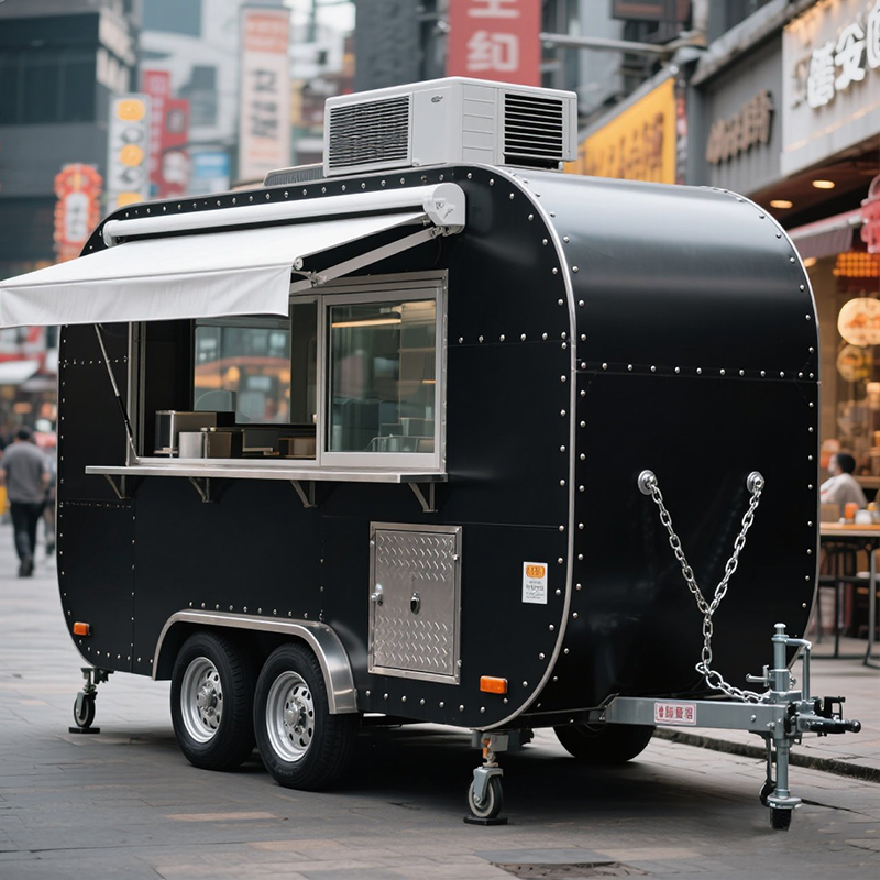클래식 노점 간식차, 전통적이고 실용적인 디자인, 성숙 - Snacks Food Stall 리뷰 및 가격